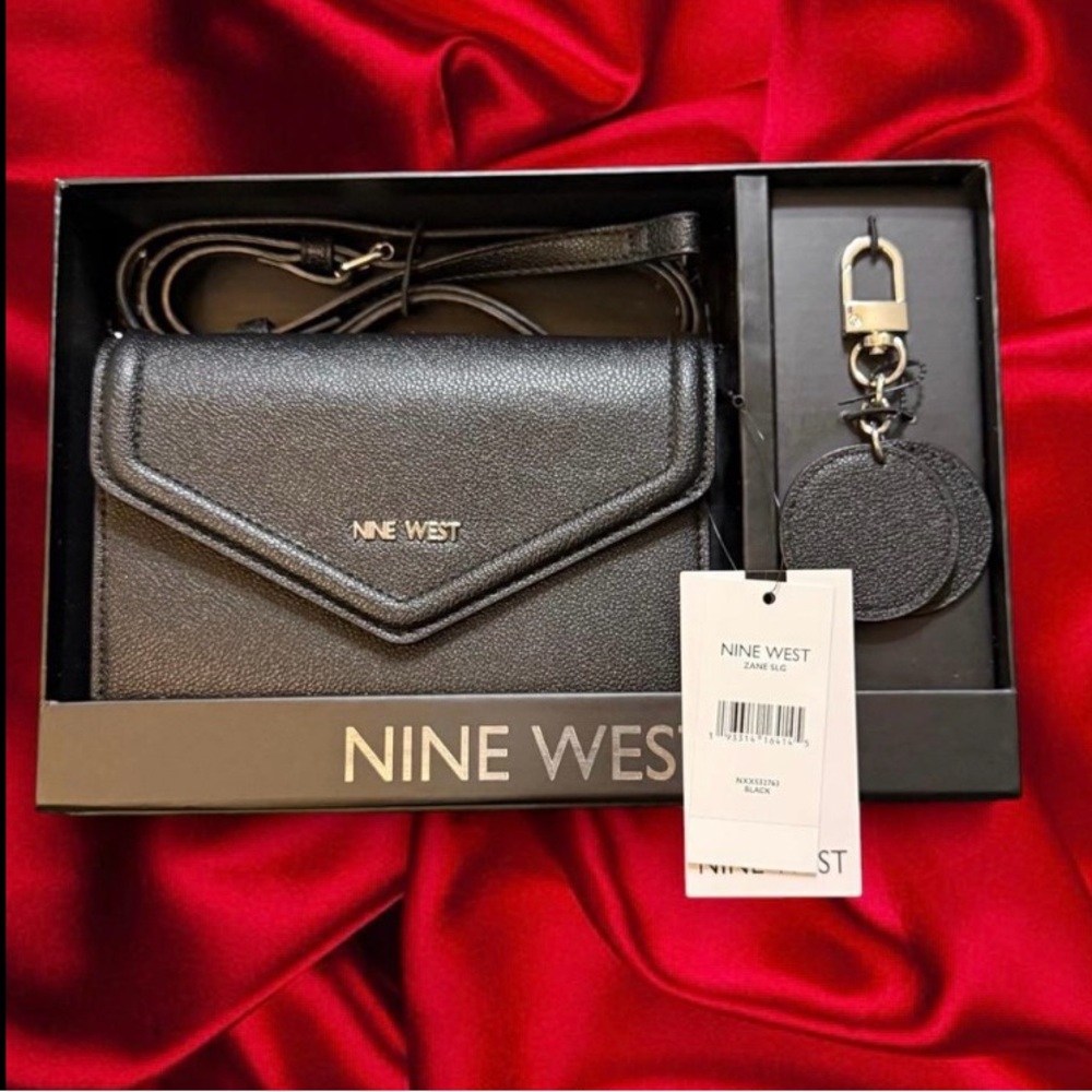 Nine West Black Wallet Giftable Boxed Set NWT - Picture 3 of 4
